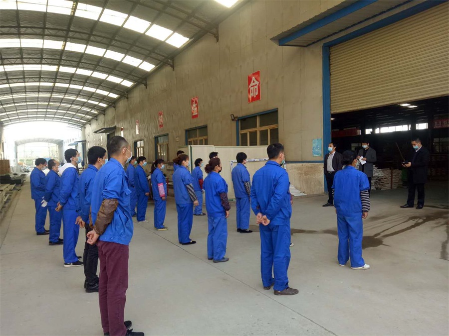 湖北弘山塑業(yè)正式復工復產